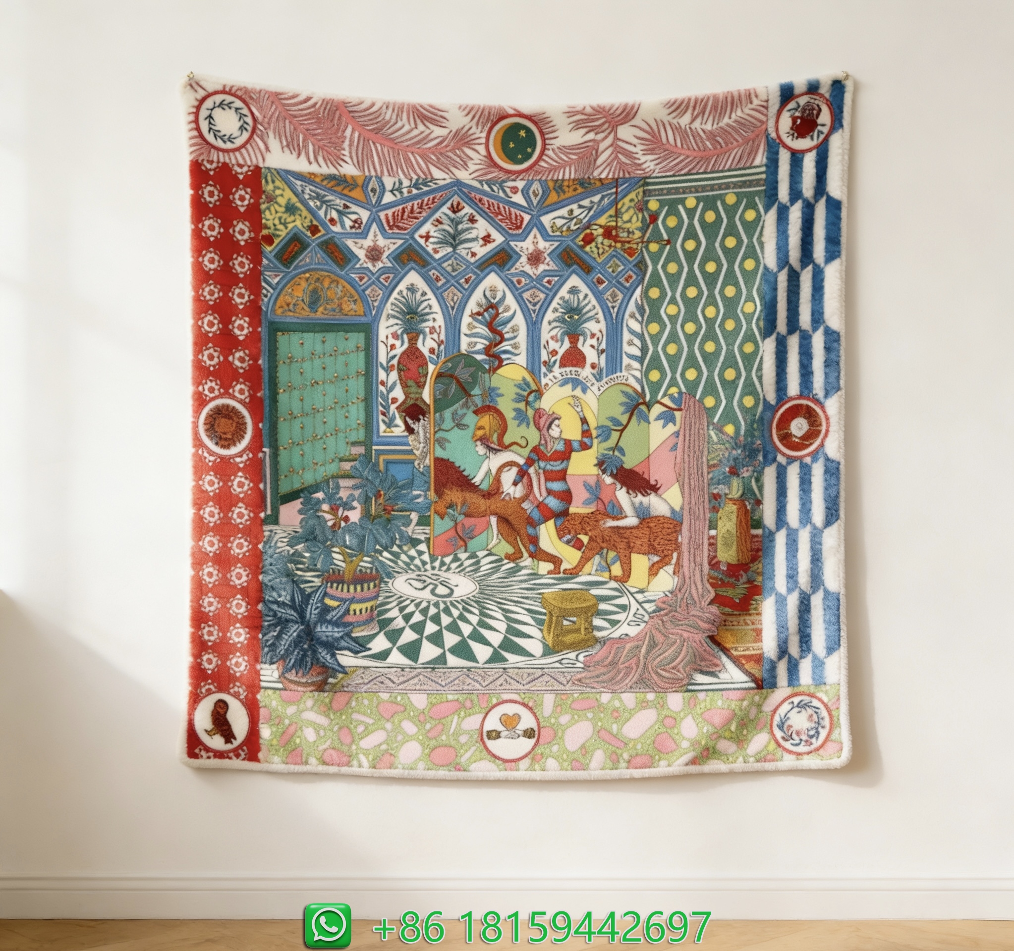 Hermes Throw Blankets